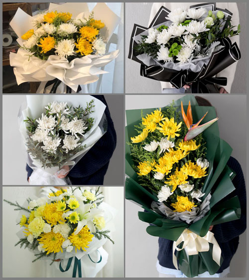 江苏泰州姜堰区华港镇徐家垛村白事花束代送